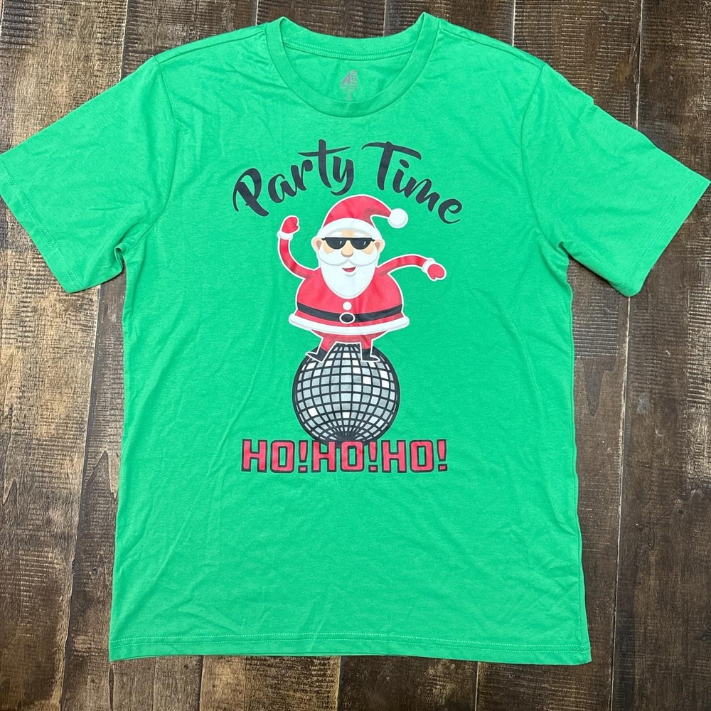 American Dream Team Networks ADTM Green Santa Claus Disco